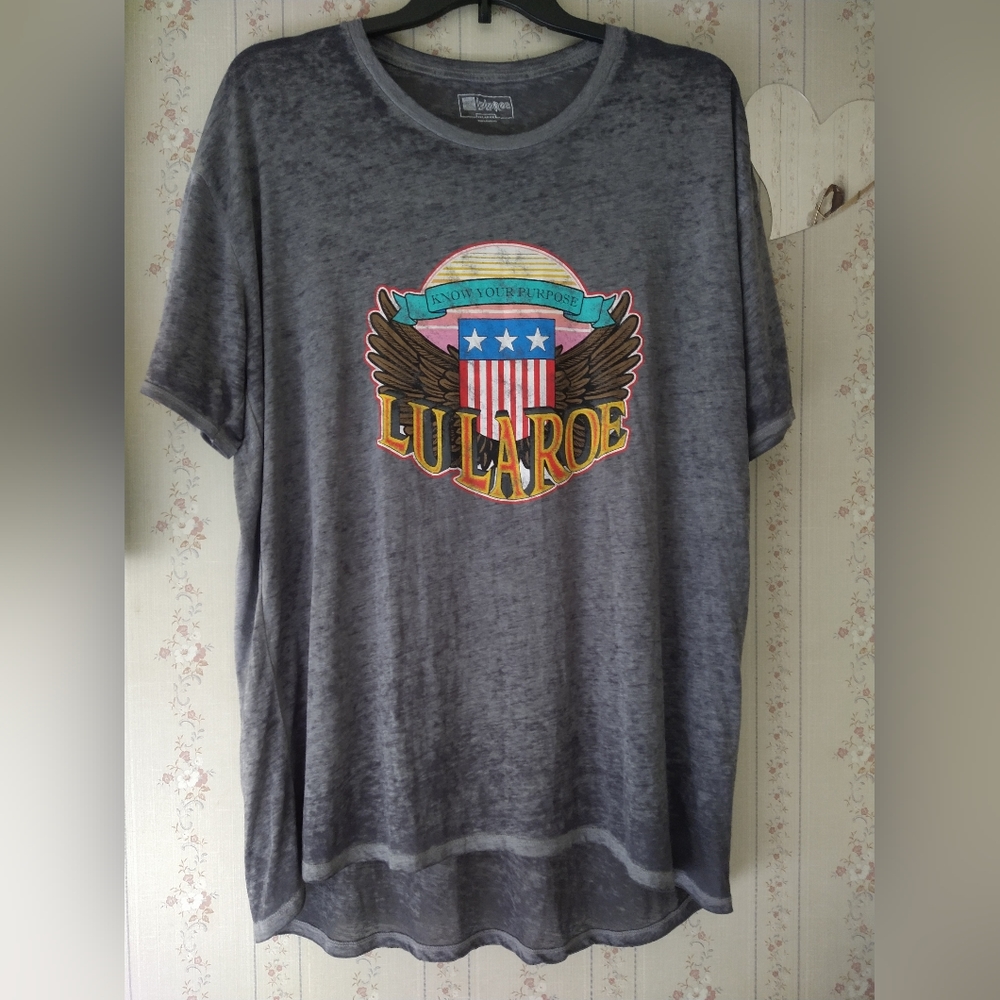 Lularoe ~ Tunic Hi-Lo Woman's Top~Know Your Purpose~ Size 2xl nwot